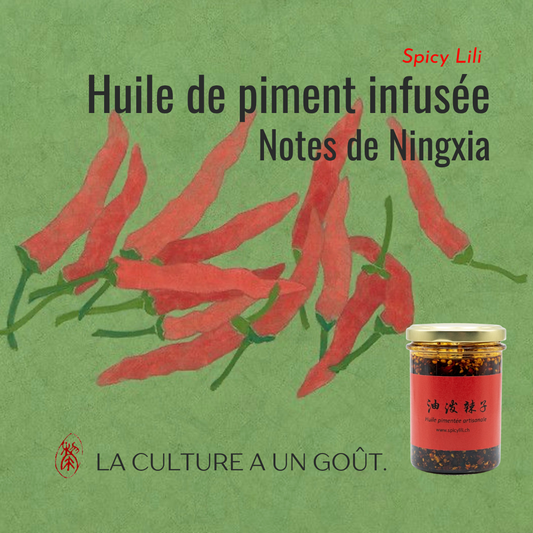 Huile de piment infusée - notes de Ningxia