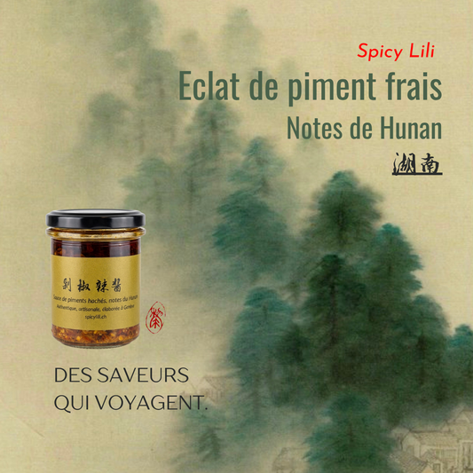 Sauce de piment frais - notes de Hunan