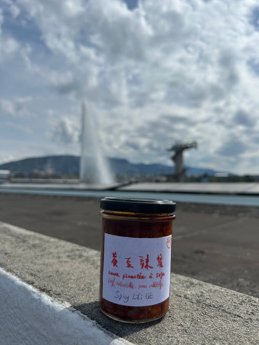 sauce artisanale de piments au soja